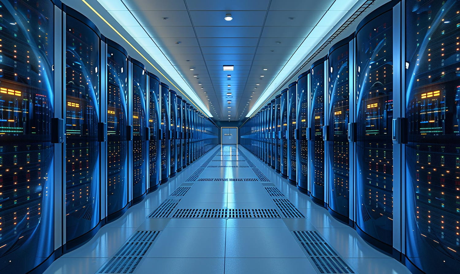 A data-centre facility in Hyderabad
