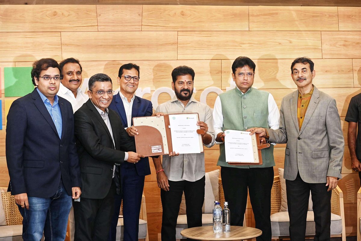An MoU signing with a global cloud operator