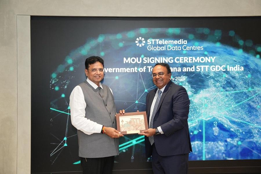 An MoU signing with a global data-centre operator