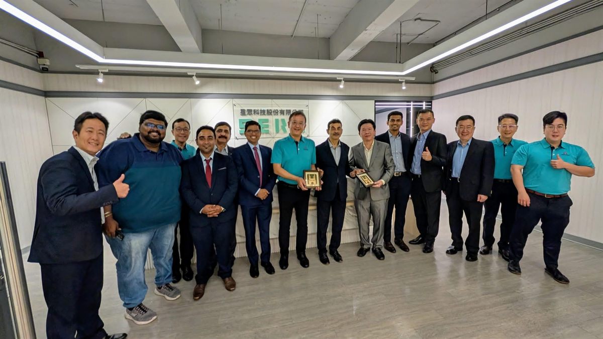 Delegation at Sera Networks during the joint-venture facilitation visit