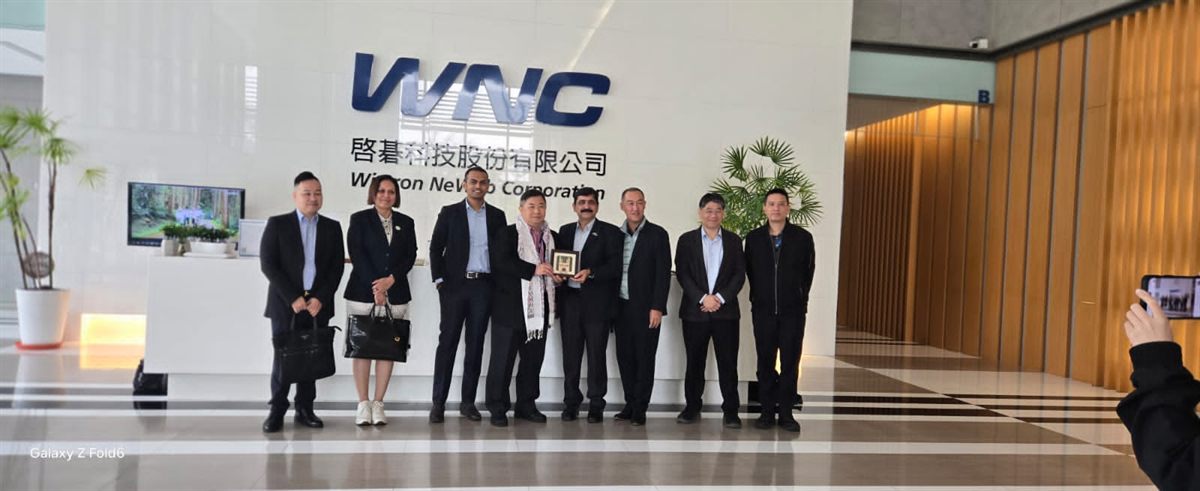 Telangana delegation at Wistron Neweb Corporation, Taiwan