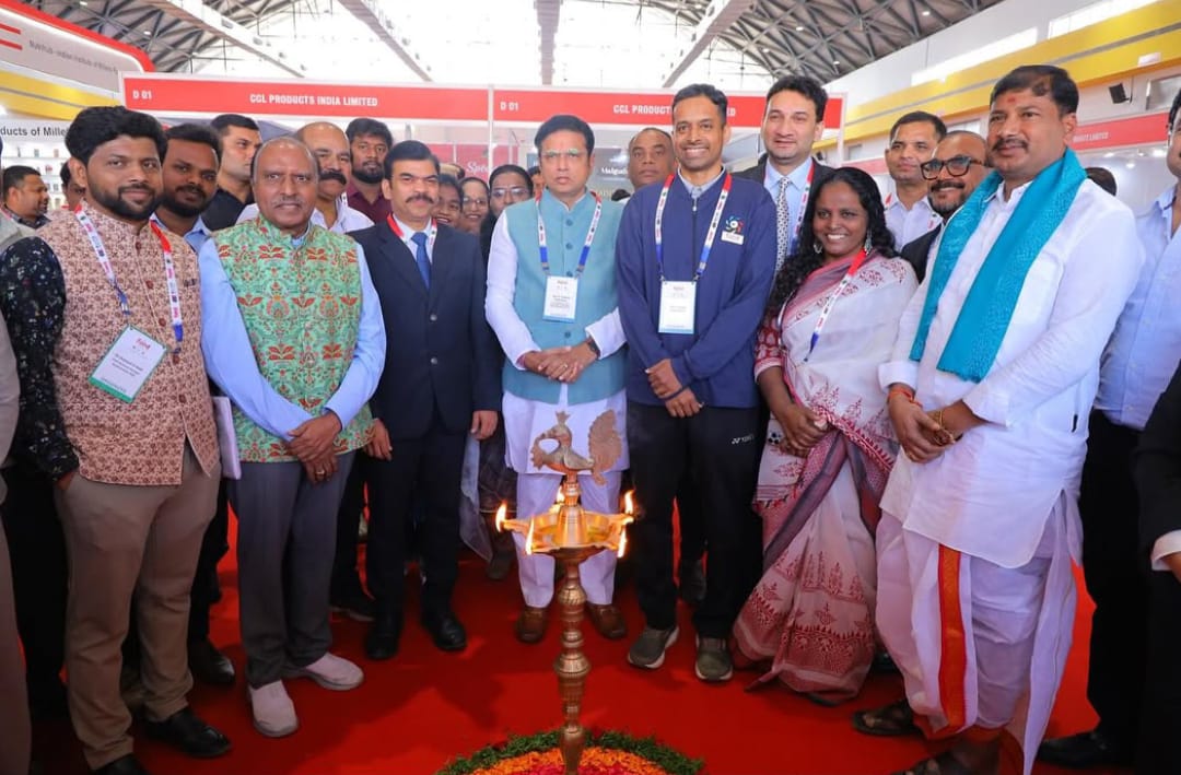 Lighting the lamp at the inauguration of Food-A-Fair 2025