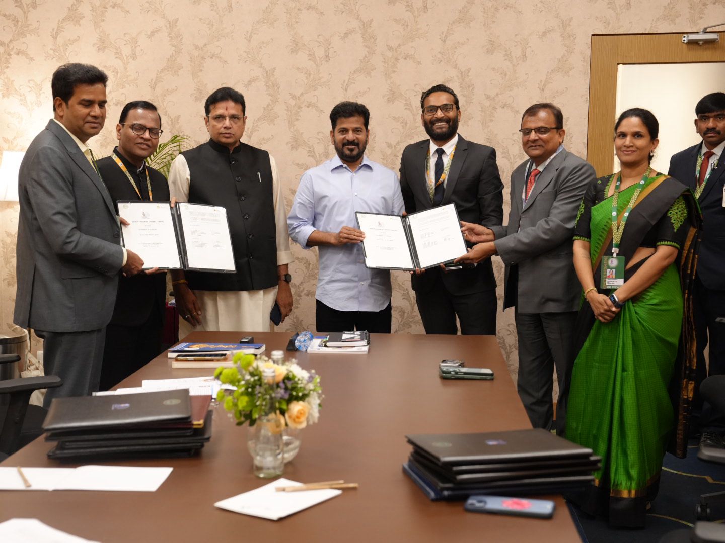 Exchange of a memorandum of understanding with KJS India Pvt. Ltd.