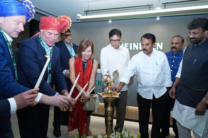 The inauguration of Heineken's business services centre in Hyderabad