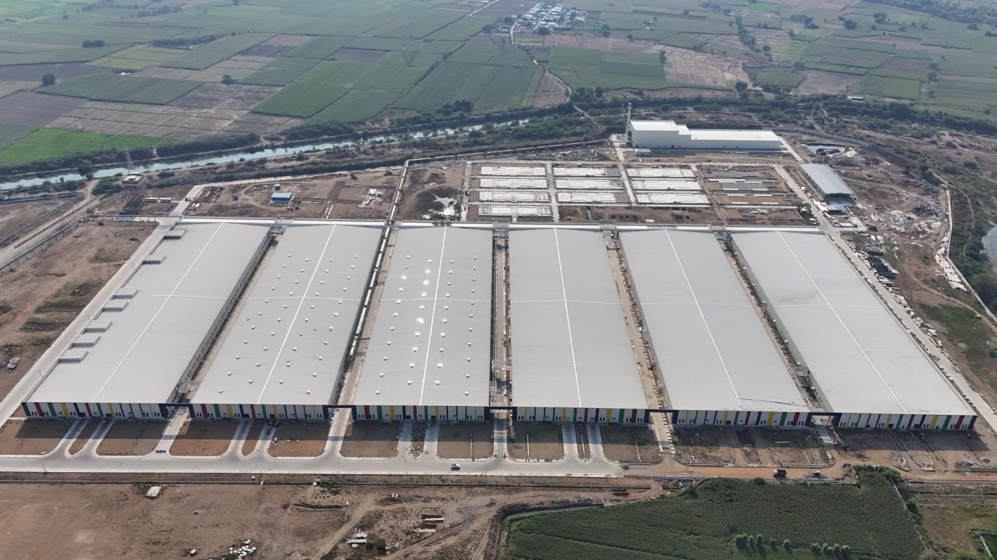 Aerial view of the Kitex Garments facility