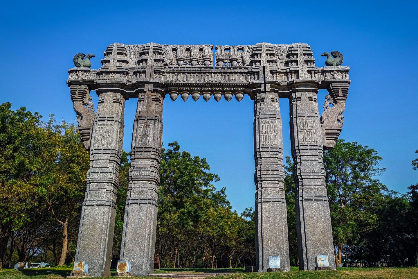 The Kakatiya Kala Thoranam gateway at Warangal Fort