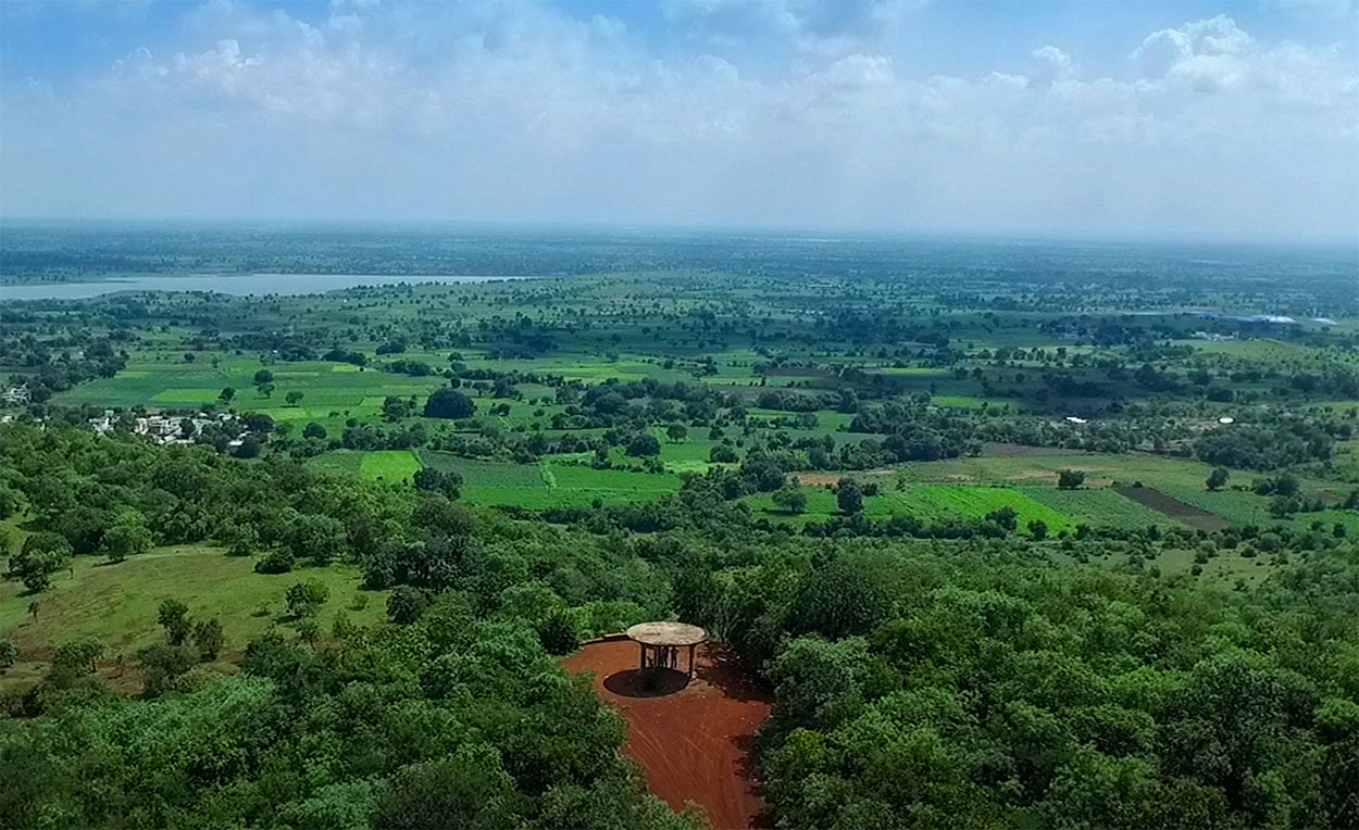 The green, monsoon hills of Ananthagiri, Vikarabad