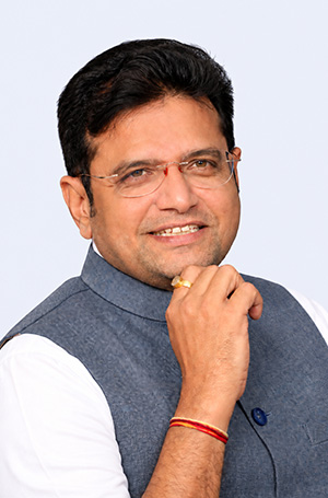 Portrait of Sri Sridhar Babu Duddilla, Hon'ble Minister for IT & Industries, official photograph to be supplied