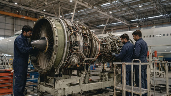 Aerospace engine manufacturing