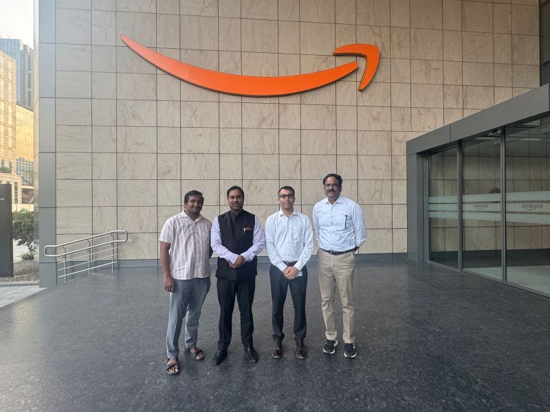 Photograph 5 for: Telangana logistics team visits Amazon Headquarters, Hyderabad, to study large-scale supply chain operations