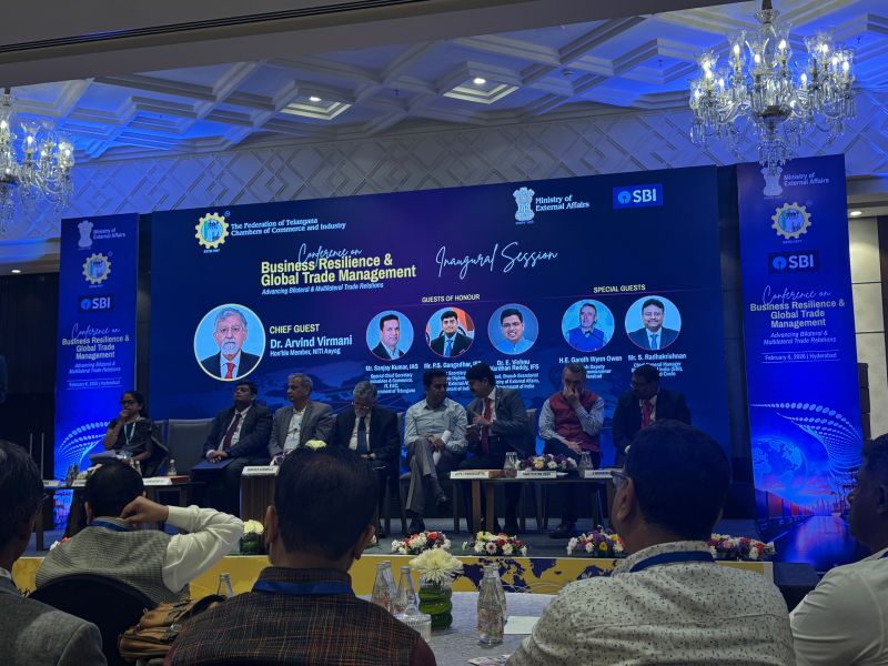 Photograph 3 for: Special Chief Secretary Sanjay Kumar outlines Telangana’s export, logistics and AI plans at FTCCI Global Trade Event