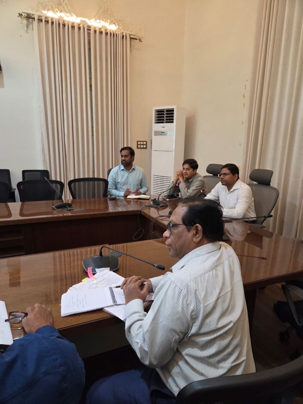 Photograph 1 for: Director, DPIIT reviews Telangana’s logistics sector with the Department of Industries