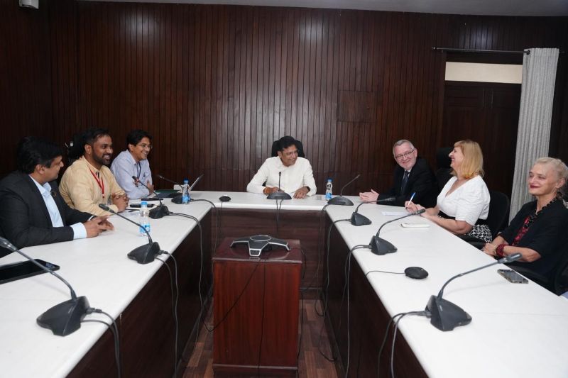Photograph 3 for: Ambassador of Slovenia meets Minister D. Sridhar Babu to explore collaboration with Telangana