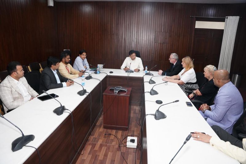 Photograph 4 for: Ambassador of Slovenia meets Minister D. Sridhar Babu to explore collaboration with Telangana