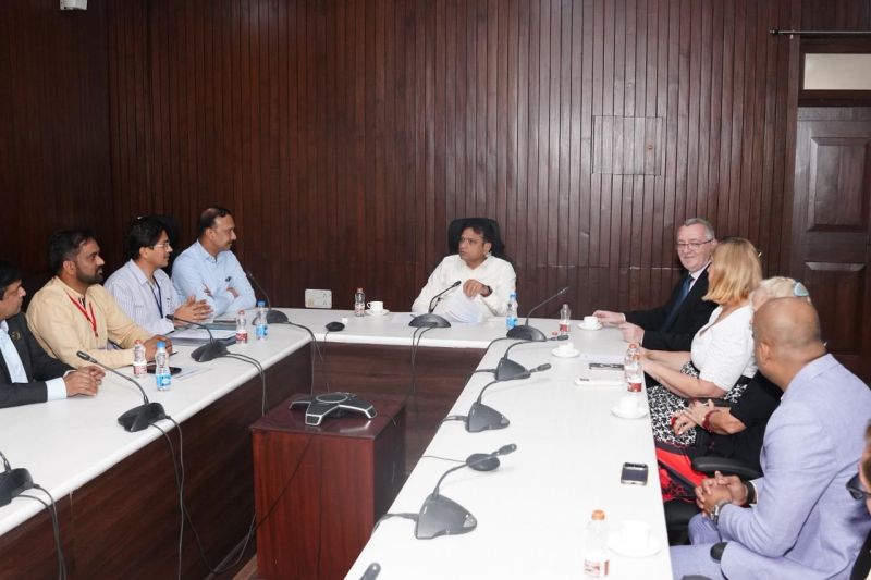 Photograph 5 for: Ambassador of Slovenia meets Minister D. Sridhar Babu to explore collaboration with Telangana