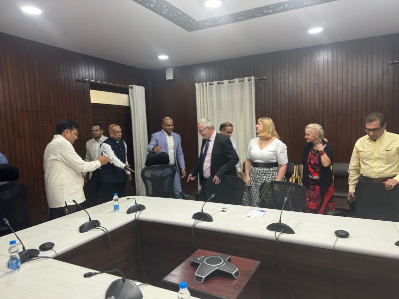 Photograph 6 for: Ambassador of Slovenia meets Minister D. Sridhar Babu to explore collaboration with Telangana