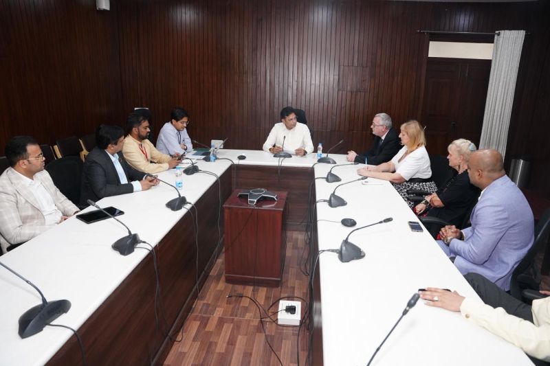 Photograph 7 for: Ambassador of Slovenia meets Minister D. Sridhar Babu to explore collaboration with Telangana