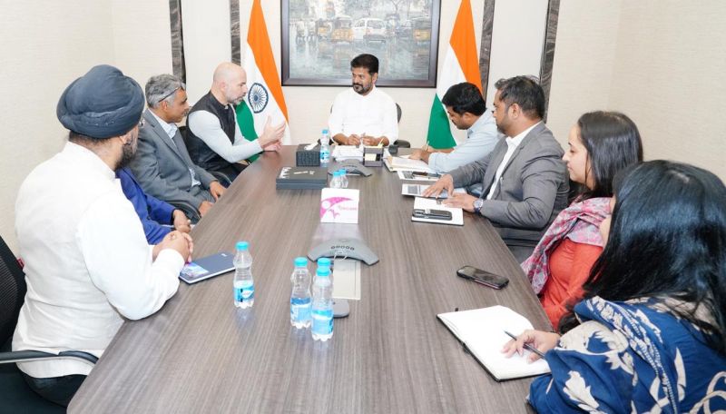 Photograph 1 for: Uber’s Global CEO and leadership team meet Chief Minister A. Revanth Reddy in Hyderabad