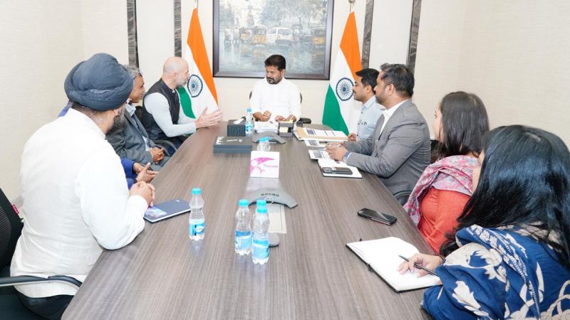 Photograph 3 for: Uber’s Global CEO and leadership team meet Chief Minister A. Revanth Reddy in Hyderabad