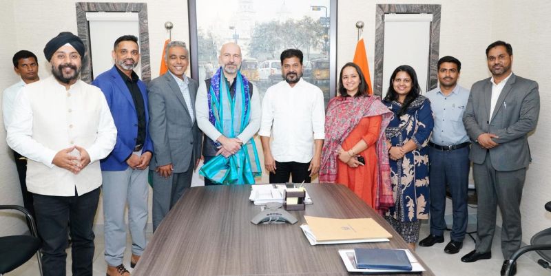Photograph 7 for: Uber’s Global CEO and leadership team meet Chief Minister A. Revanth Reddy in Hyderabad