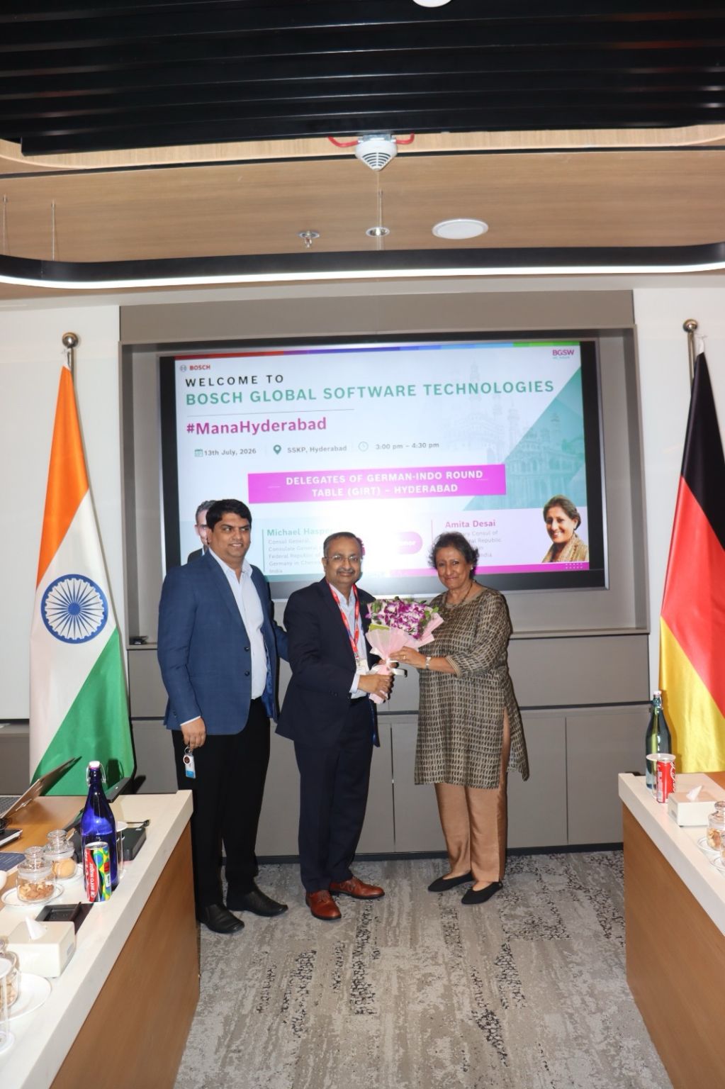 Photograph 9 for: Telangana joins the Germany–India Round Table, Hyderabad Chapter, hosted by Bosch